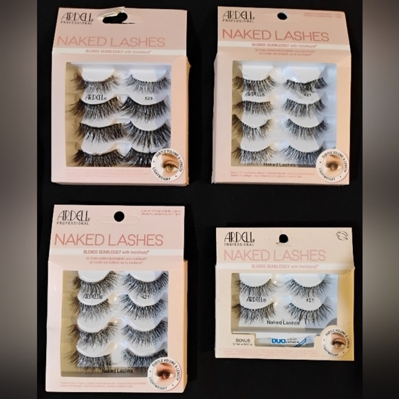 Ardell Naked Lashes Collection 4 Packs One Price - Picture 1 of 5